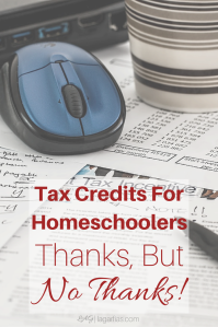 Federal tax credits for homeschoolers?